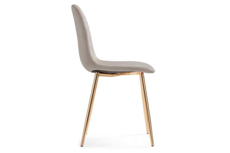 Стул на металлокаркасе Dabl latte / gold-2