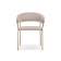 Стул на металлокаркасе Kamelia 1 beige / gold