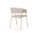 Стул на металлокаркасе Kamelia 1 beige / gold