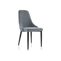 Стул на металлокаркасе Kora gray / black Стул на металлокаркасе Kora gray / black