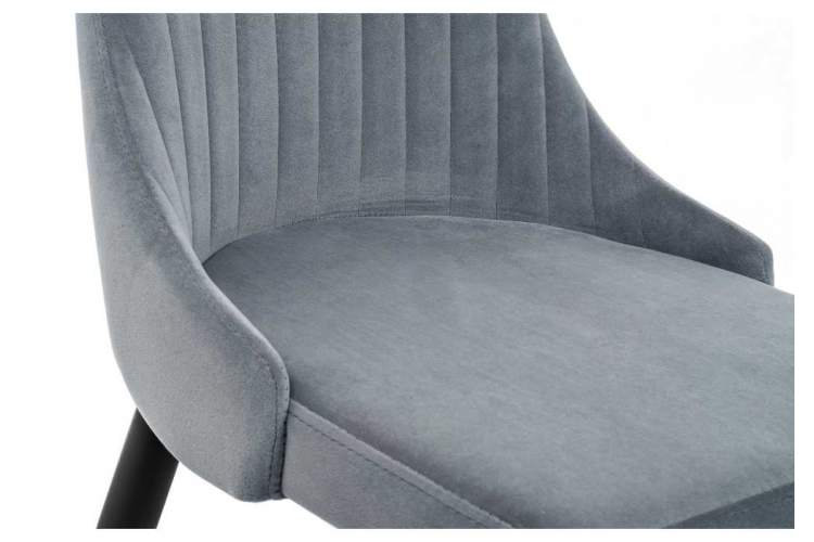 Стул на металлокаркасе Kora gray / black-4