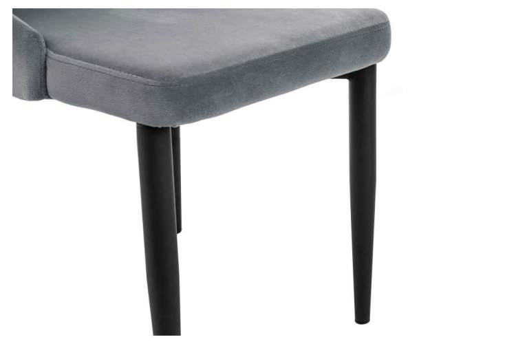 Стул на металлокаркасе Kora gray / black-8