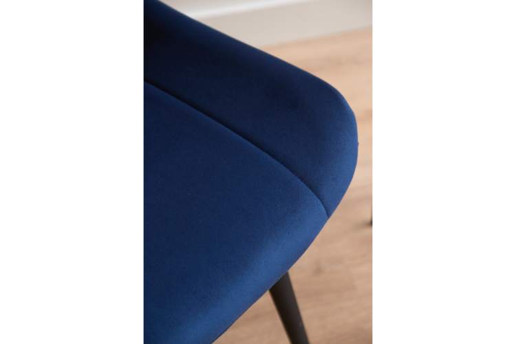 Стул на металлокаркасе Седа синий (zd 798) / черный np-7