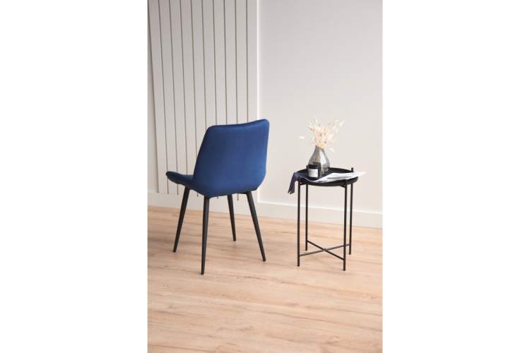 Стул на металлокаркасе Седа синий (zd 798) / черный np-8