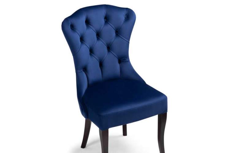 Стул деревянный Милано 1 синий / венге-5