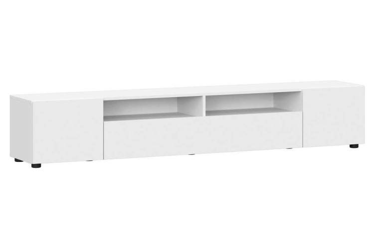 Валенсия белый текстурный ТВ-тумбы