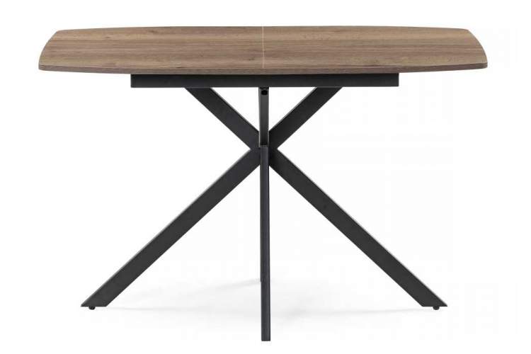 Стол деревянный Тамаса 120(150)х70х76 дуб галифакс табак / черный-1