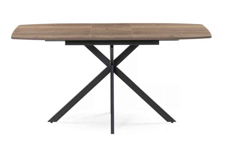 Стол деревянный Тамаса 120(150)х70х76 дуб галифакс табак / черный-2