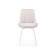 Стул на металлокаркасе Седа К крутящийся молочный / белый