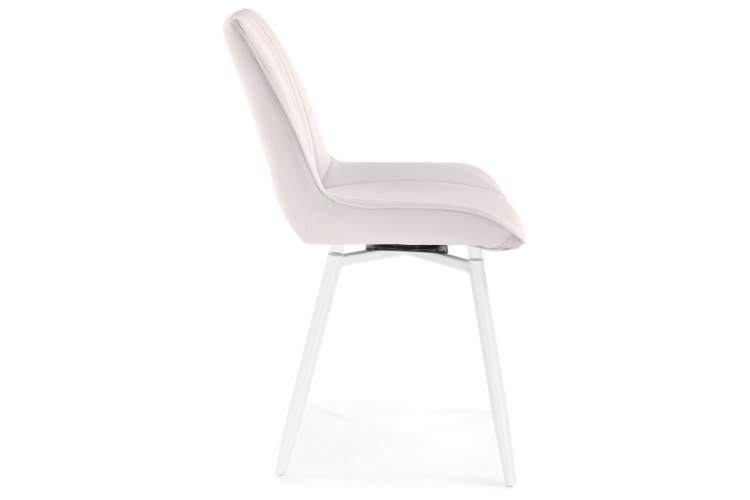 Стул на металлокаркасе Седа К крутящийся молочный / белый-4