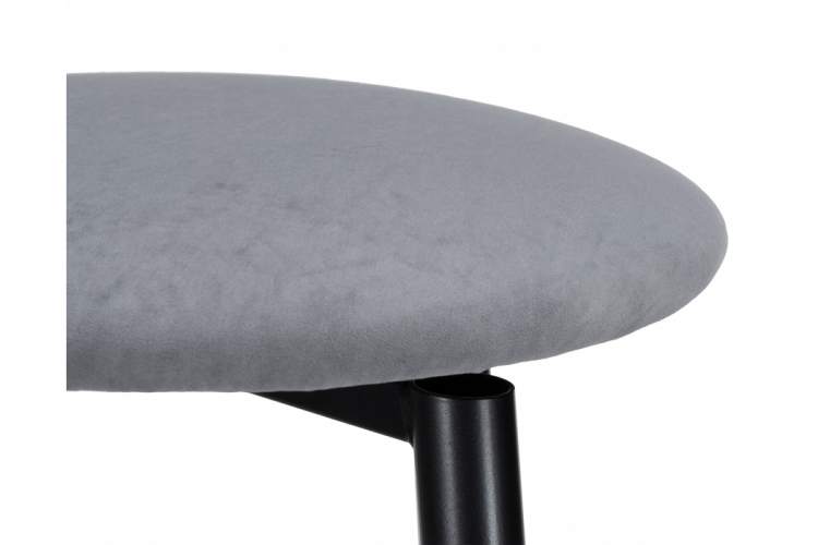 Барный стул Гангток крутящийся сильвер / черный матовый-5