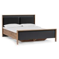 Кровать Тхан 180х200 дуб крафт золотой / антрацит