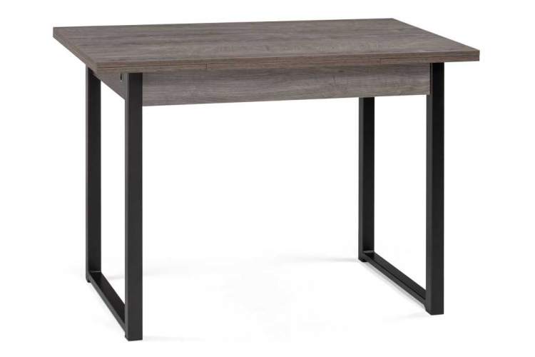 Стол деревянный Форли 110(170)х67х77 рошелье / черный матовый