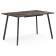 Стол деревянный Кортни 117 (157) x 77 бетон темный / черный матовый