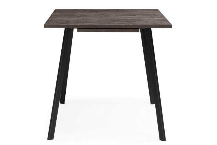 Стол деревянный Кортни 117 (157) x 77 бетон темный / черный матовый-7