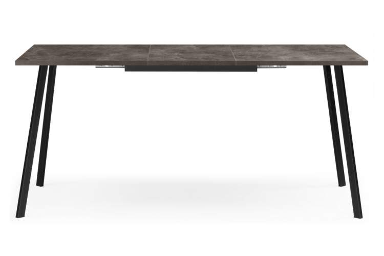 Стол деревянный Кортни 117 (157) x 77 бетон темный / черный матовый-8