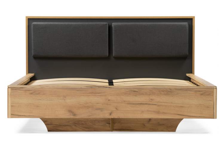 Кровать Клауд 140х200 парящая дуб крафт золотой / антрацит-3