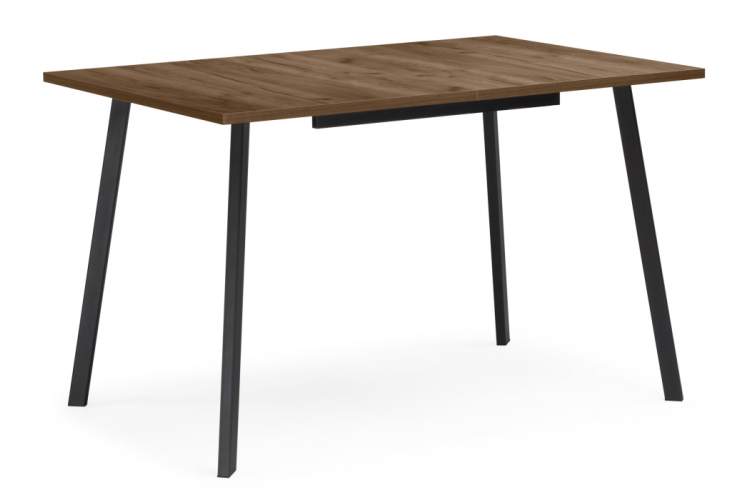 Стол деревянный Кортни 117 (157) x 77 дуб крафт табачный / черный матовый