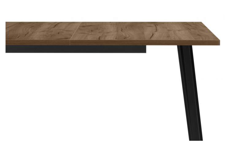 Стол деревянный Кортни 117 (157) x 77 дуб крафт табачный / черный матовый-12