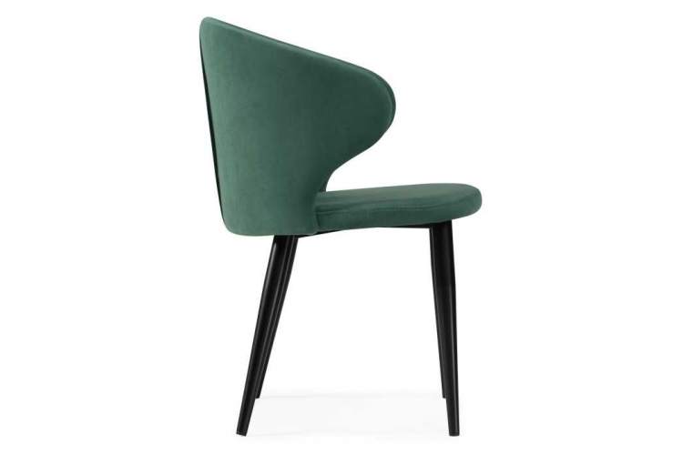 Стул на металлокаркасе Алсисар катания изумруд / черный-2