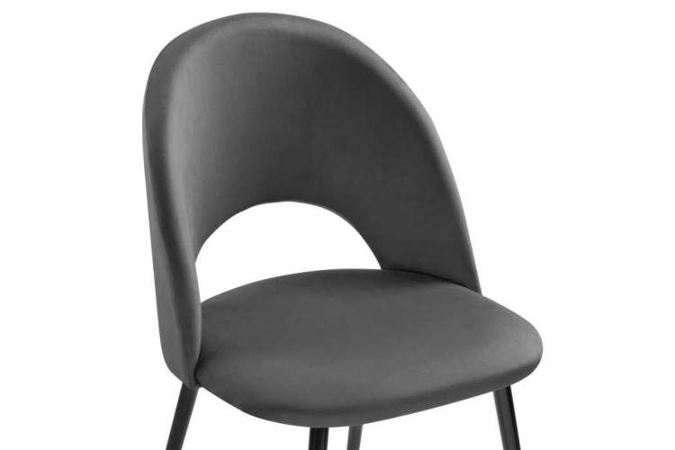 Стул на металлокаркасе Ирре графитовый / черный глянец-4