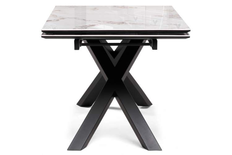 Керамический стол Хеме 180(240)х90х77 черный-4