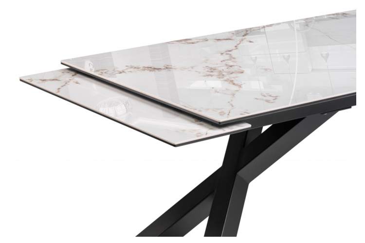 Керамический стол Хеме 180(240)х90х77 черный-5