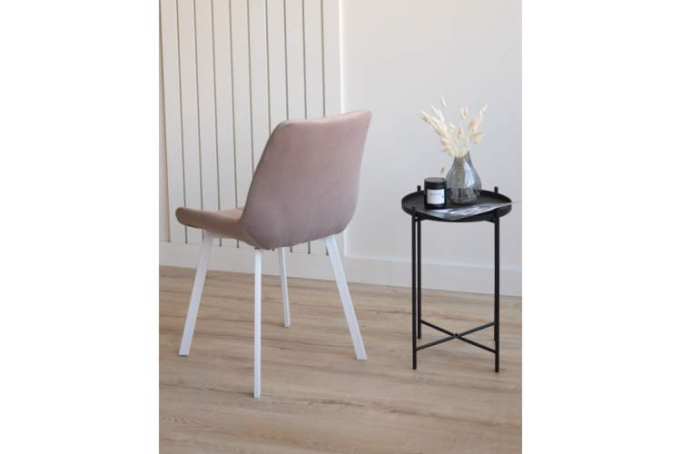 Стул на металлокаркасе Челси П латте (zd 290) / белый-8