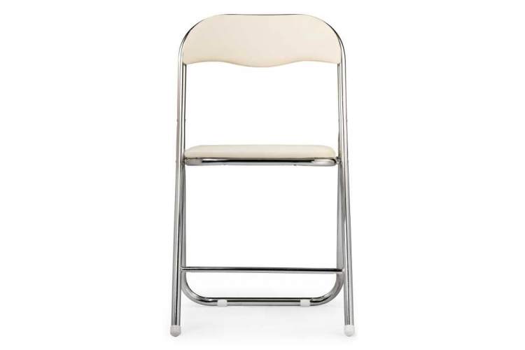 Fold 1 складной beige / chrome Стул на металлокаркасе-2