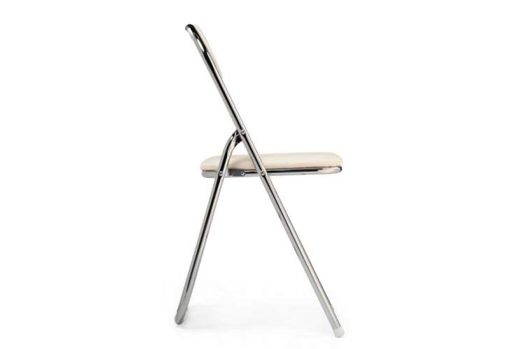 Fold 1 складной beige / chrome Стул на металлокаркасе-3