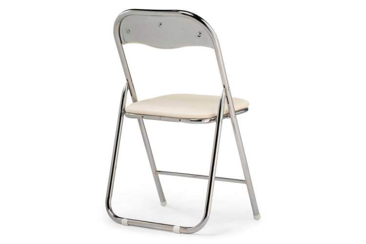 Fold 1 складной beige / chrome Стул на металлокаркасе-4