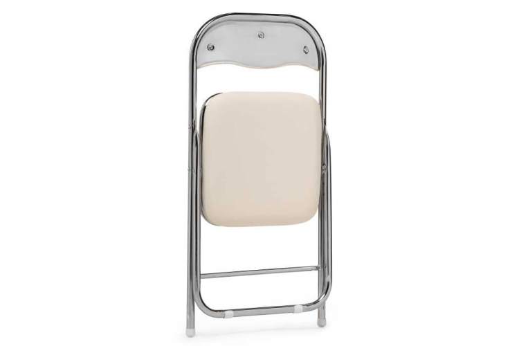 Fold 1 складной beige / chrome Стул на металлокаркасе-5