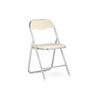 Fold 1 складной beige / chrome Стул на металлокаркасе Fold 1 складной beige / chrome Стул на металлокаркасе
