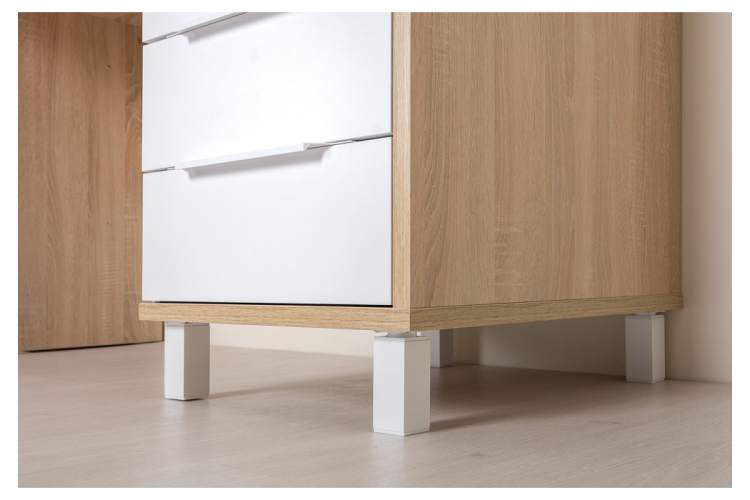 Компьютерный стол Комфорт 12.95 дуб сонома / белый PE шагрень-10