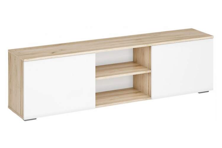 Готовая гостиная Алетра дуб крафт серый / глянец белый комплектация 1-12