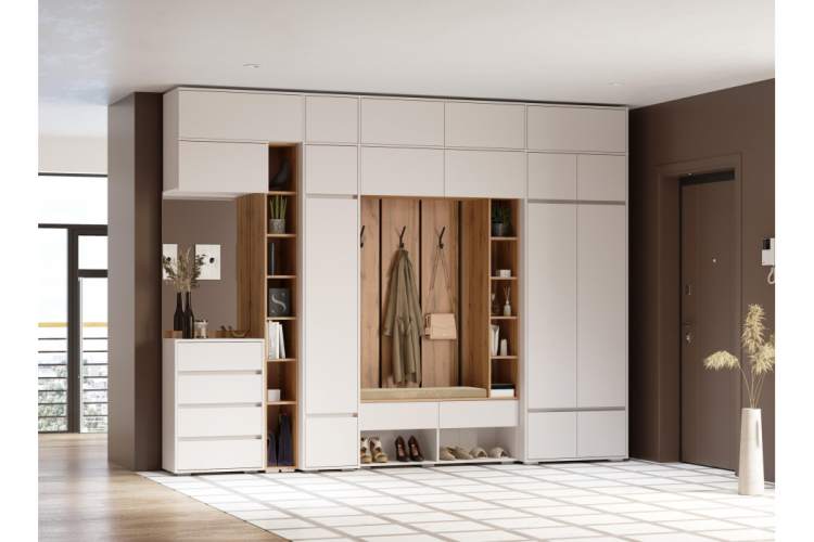 Прихожая Роут кашемир комплектация 1