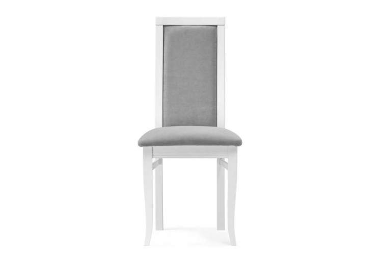 Стул деревянный Давиано серый велюр / белый-1