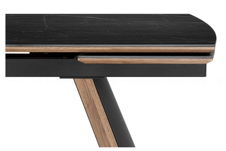 Керамический стол Симмонс 180(260)x90 shakespeare black / черный-12