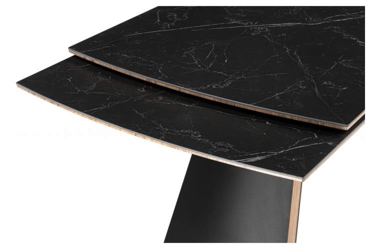 Керамический стол Симмонс 180(260)x90 shakespeare black / черный-14