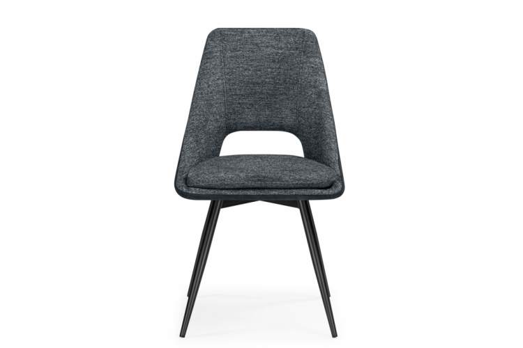 Стул на металлокаркасе Avianus вращающийся темно-серый / черный-6