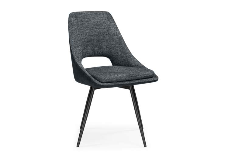 Стул на металлокаркасе Avianus вращающийся темно-серый / черный-7