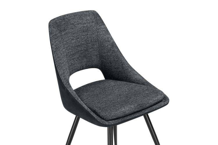 Стул на металлокаркасе Avianus вращающийся темно-серый / черный-9