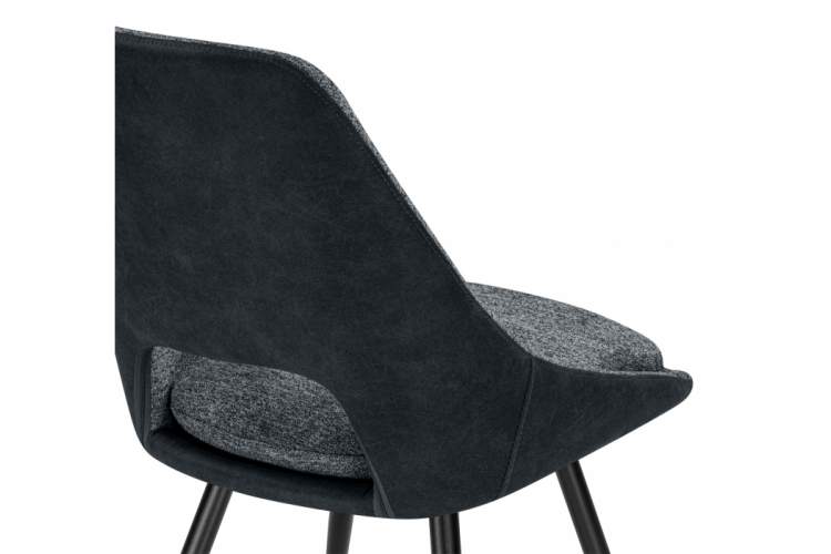 Стул на металлокаркасе Avianus вращающийся темно-серый / черный-11