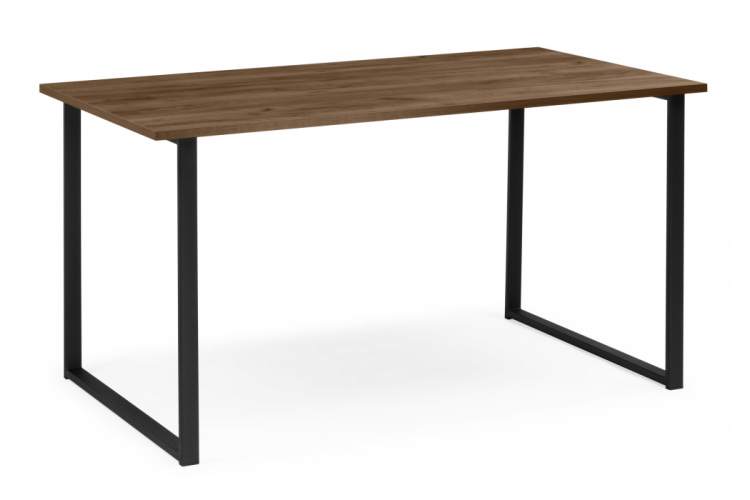 Стол деревянный Лиман 140 х 80 дуб крафт табачный / черный матовый