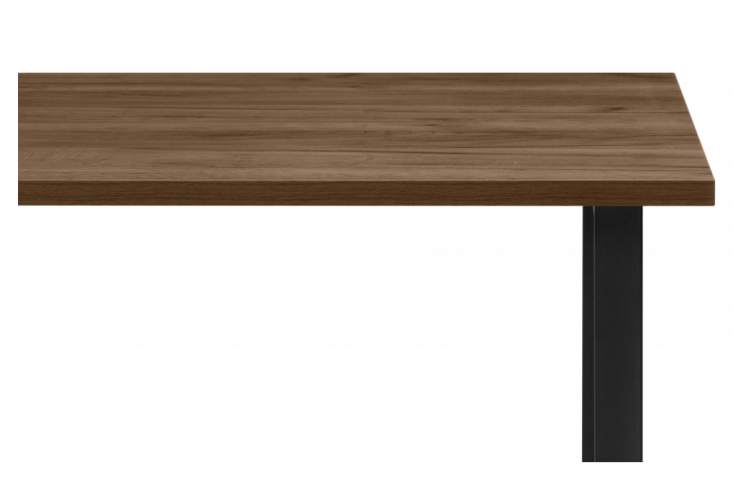 Стол деревянный Лиман 140 х 80 дуб крафт табачный / черный матовый-7