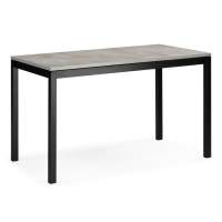 Стол деревянный Жаклин 120(170)x68 раздвижной лдсп / бетон метрополитен