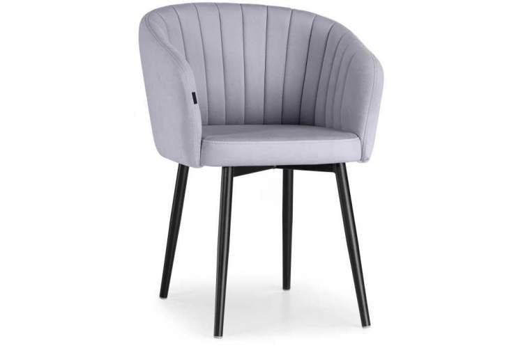 Стул на металлокаркасе Моншау velutto 49 / черный