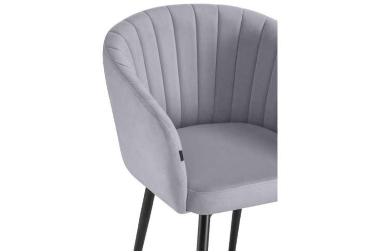 Стул на металлокаркасе Моншау velutto 49 / черный-5