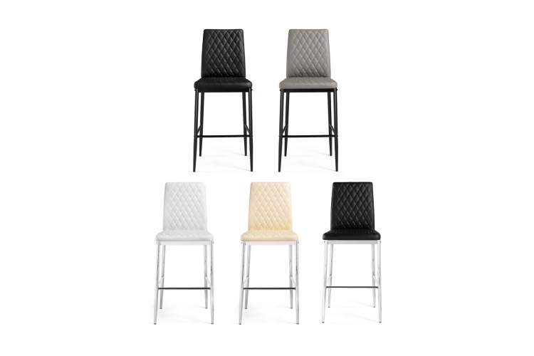 Барный стул Teon beige / chrome-8