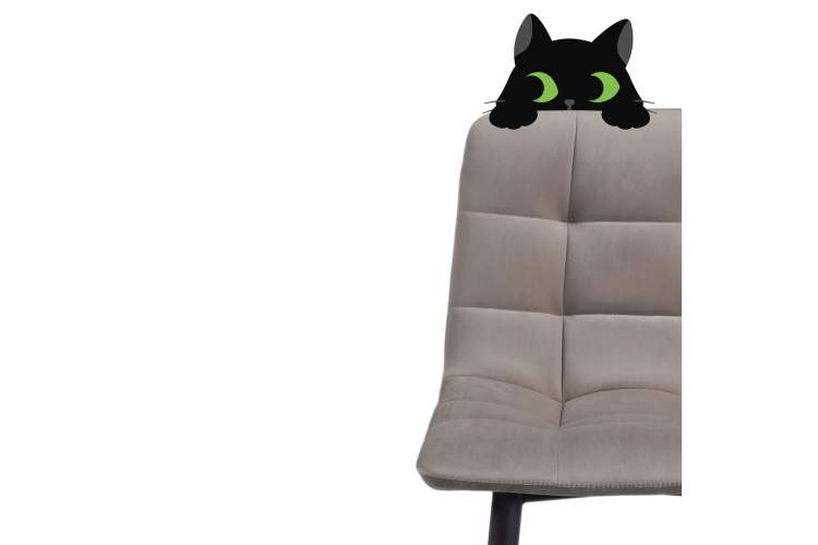 Барный стул полубарных Симпл 2 шт латте / черный-12